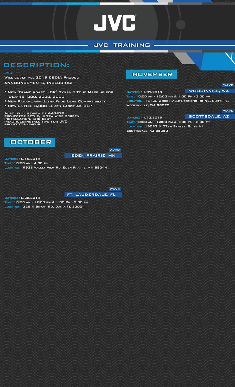 JVC Events Page SI JVC Events Page
